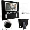 MYPAWLETS Dog/Cat Collar Memorial Frame with Paw Print Charm,Pet Loss Sympathy Gift,Pets Memorial Gift for Loss of Dog,Forever Loved Pet Keepsake