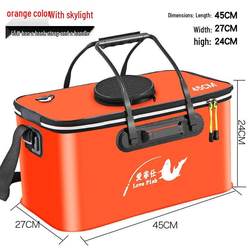 Găleată Pliabilă Multifuncțională din EVA pentru Păstrarea Peștelui - Geantă Grosă pentru Pește cu Livrare Gratuită