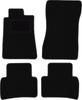 Black Velour Floor Mats For: Mercedes C W202 Station Wagon, Sedan (1993-2000)