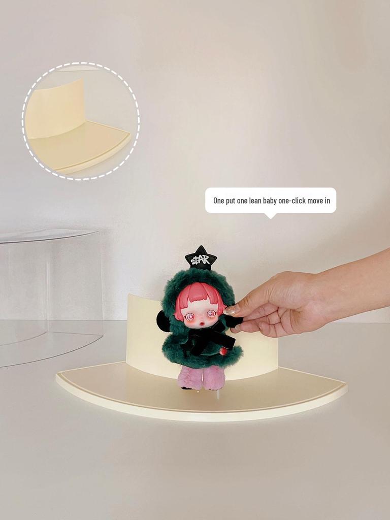 Winter Rhapsody Plush Doll Keychain Blind Box Display Stand by Pop Mart