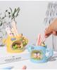 Creative Cartoon Succulent Pot: Fun Desktop Decor for Micro Landscapes
