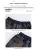 Autumn 2025 Boys' Loose Korean Style Retro Distressed Straight-Leg Jeans