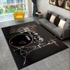 Drum Kit Music Instruments Drum Set Area Rug,Carpet for Home Living Room Bedroom Sofa Doormat Kitchen Decor,Non-slip Floor Mat