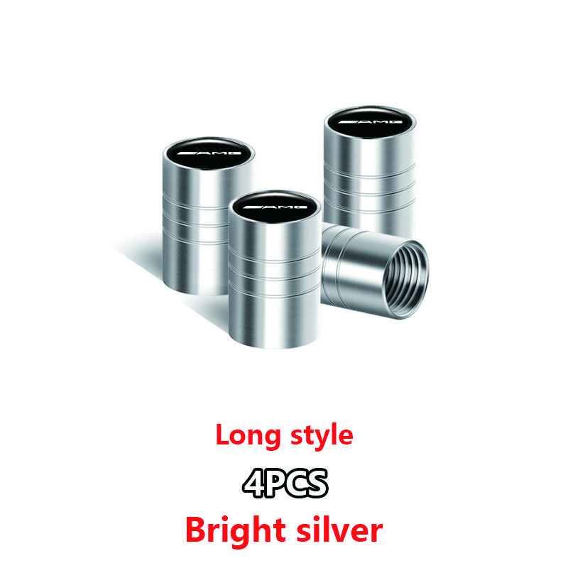 

4pcs Car Wheel Tire Valve Stem Caps Covers Auto Accessorie For Mercedes Benz CLS CLE CLA GLA GLB GLS Class A GLE W222 W210 W176