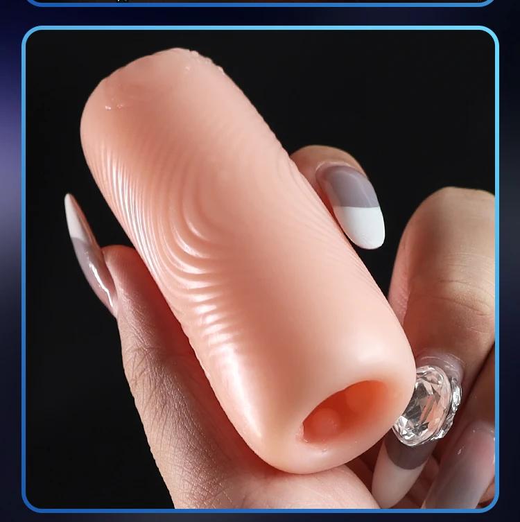 Male Portable Masturbator Cup Adult Sex Toys For Men Soft Vagina Anal Masturbator Sex Products for Men Mini Penis Trainer