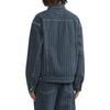 Carhartt WIP Striped Collar Single-Breasted Pocket Denim Jacket Unisex Jackets Dark-Blue CHXJKI033011M-BLA