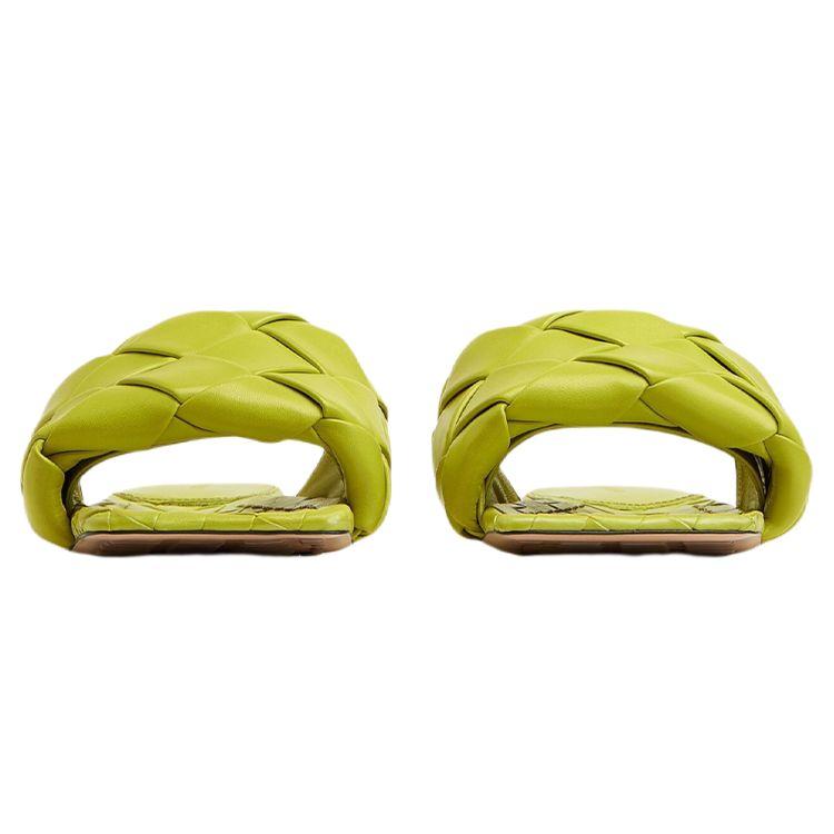 Bottega Veneta  The Lido Sandal Kiwi Women Sneakers Green 608853VBSS07278
