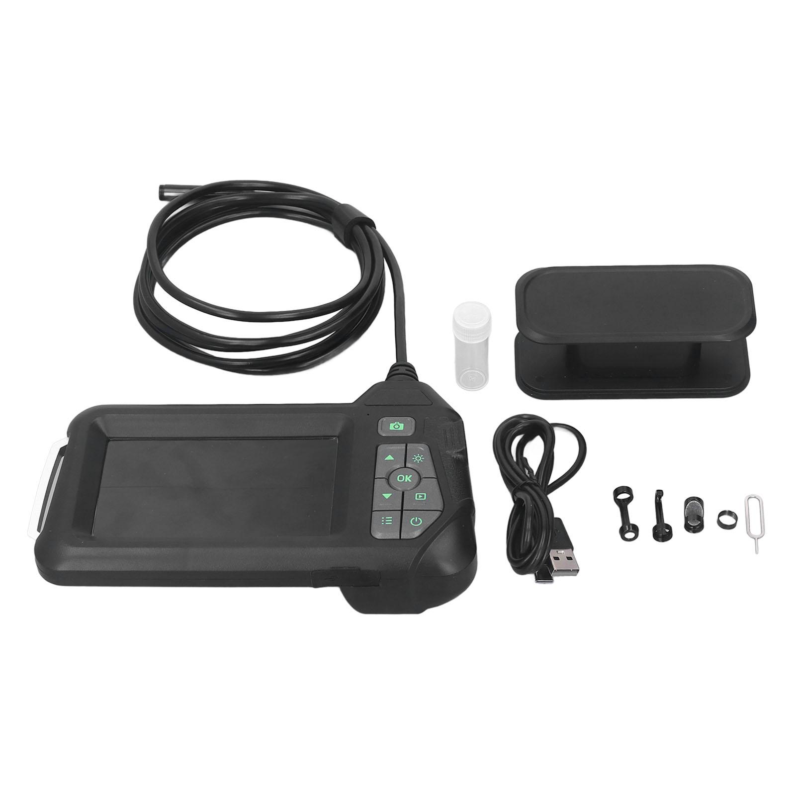 

Industrial Endoscope with 4.3in HD Screen 8mm Single Lens Inspection Camera for Pipeline Automobile Repair 10 Meter