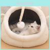 Cozy Winter Cat House Warm Pet Bed Enclosed Cat Shelter Four Seasons Universal Cat Cottage Pet Supplies Dog House