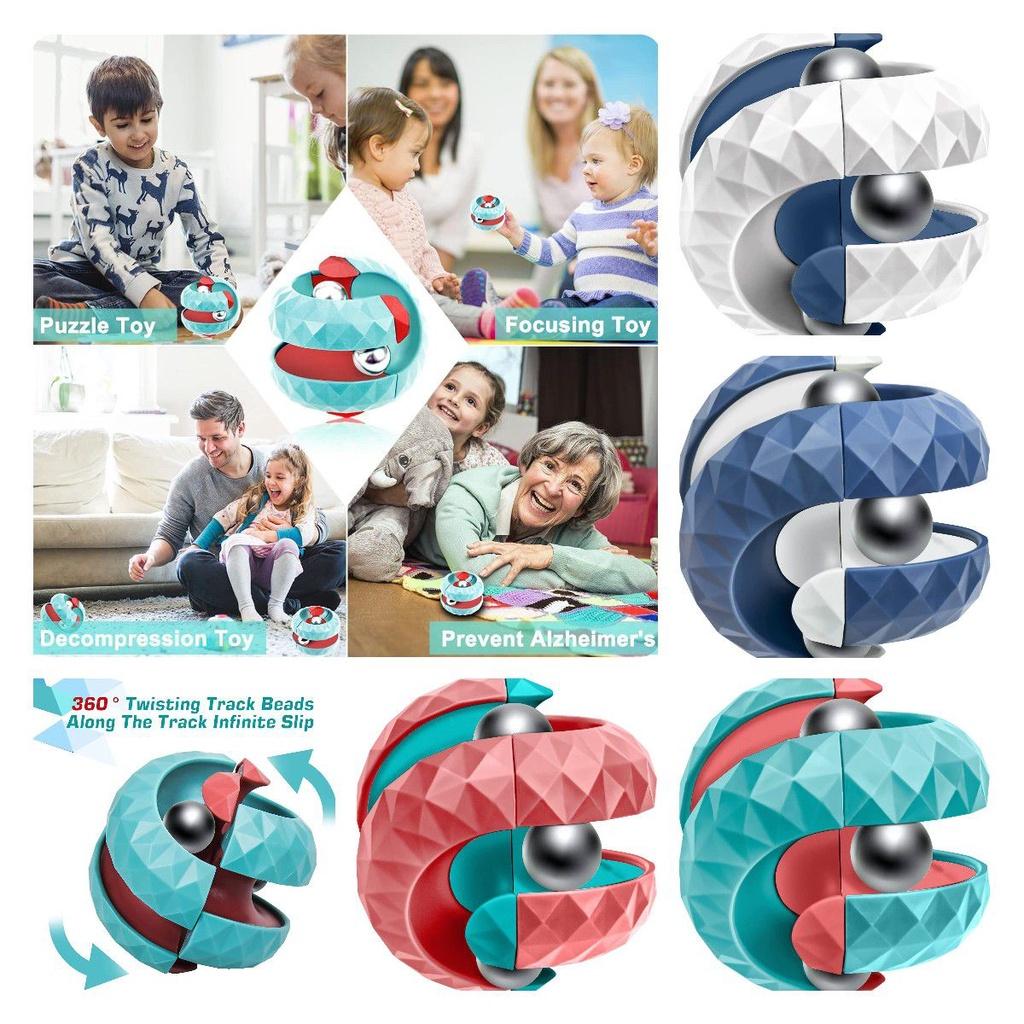 Cool Fidget Spinner Ball Kids Adults Decompress Puzzle Gift