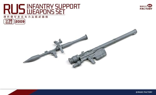 Magic Factory 1/35 Modern Russian Infantry Support Weapons Set Plastic Model Kit MGF2009