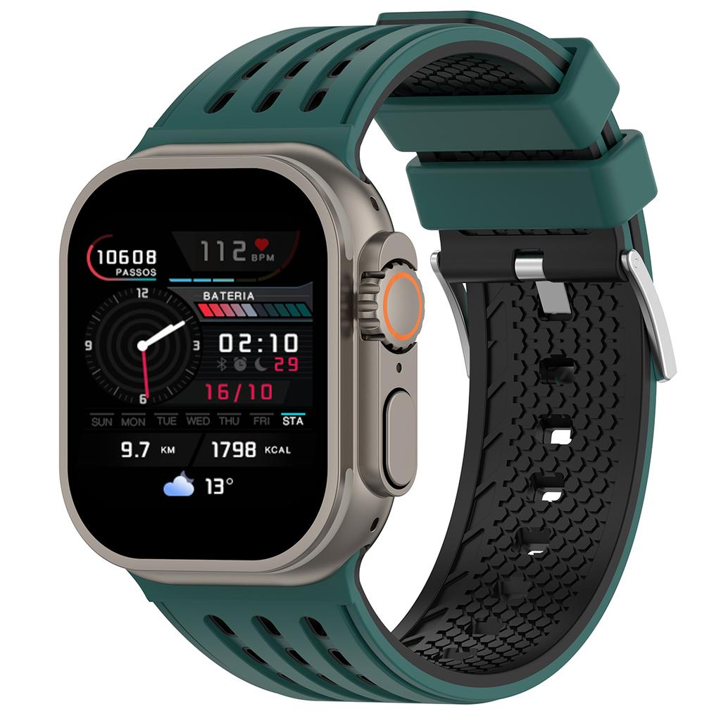 Silicone Bands For Apple watch Ultra 3/2 49mm 46 45 44 42mm sport silicone Bracelet correa for IWatch Series 11 10 9 8 7 6 5 SE