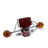 Compatible with Honda CM125 Brake Light and Chunlan Tiger Taillight Assemblies, with Rear Turn Signals.