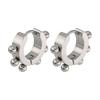 1 Pair Punk Titanium Steel Ear Clip/Ear Stud Earrings For Men Women Black Pierced/No Pierced Fake Ear Circle Pop Jewelry