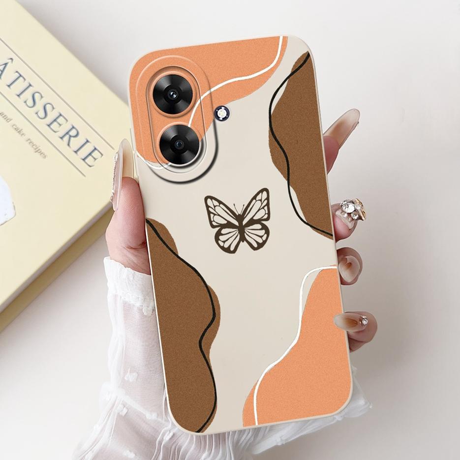 Für Realme Note 60 Hülle Luxus Kunst Bemaltes Cover Stoßfest Weiches Silikon Handyhülle Für Realme Note 50 Note50 Note60 Rückseite