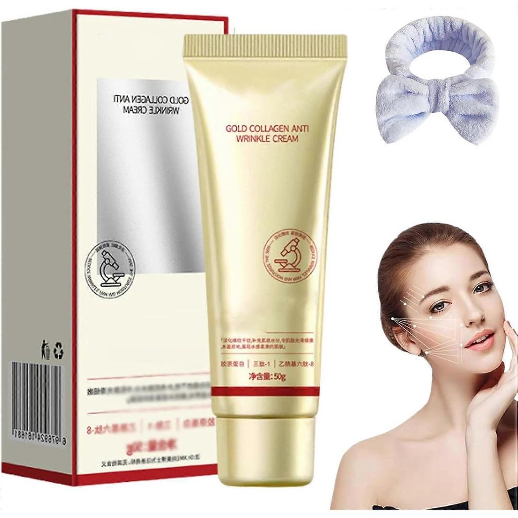 Crema antirughe al collagene dorato, crema al collagene dorato, idratante antirughe oro e collagene, idratante viso oro e collagene, idratante