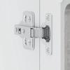 Lucca Wall Mounted Kitchen Cabinet with Glass Door Grey Sonoma Wood Based Material