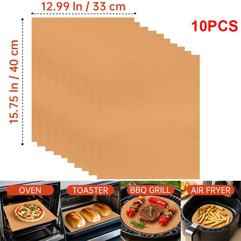 60*40cm Non-stick BBQ Grill Mat Baking Mat Barbecue Tool Cooking Grill Sheet Heat Resistance Kitchen BBQ Tool