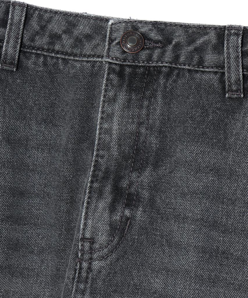 Dist Nine Cut Cargo Long Denim Skirt Grey (Lp3Kf696-072)
