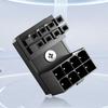 GPU Graphics Card Power Connector Adapter ATX GPU Adapter 8Pin 180 Degree Angled Power Steering Connector for Desktop Video Card