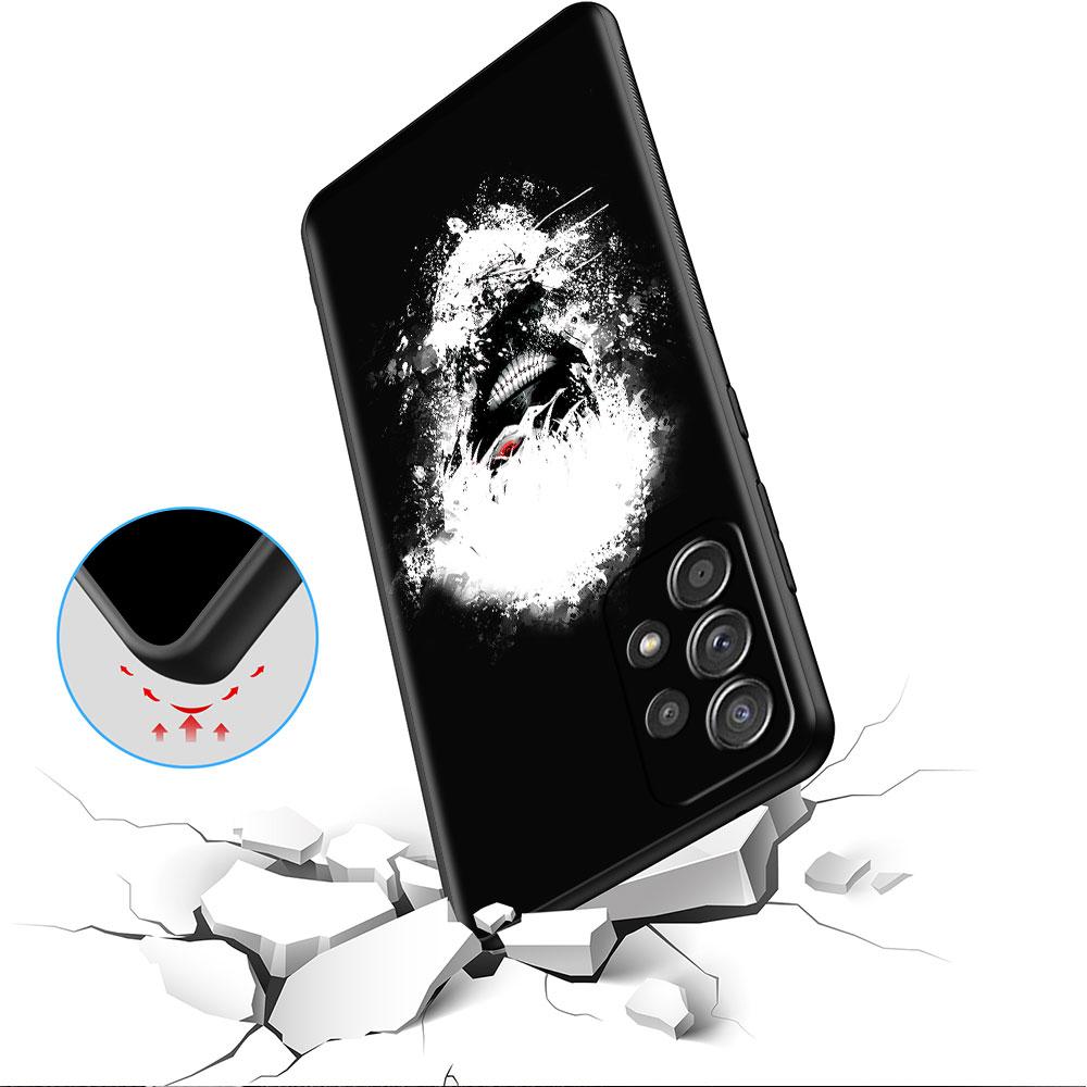 Pouzdro pro Samsung Galaxy A52 A12 A51 A32 A71 A21s A22 A11 A02s A03 A23 A13 A53 A41 A31 A72 Měkký Kryt na Telefon Tokyo Ghoul Anime Sac