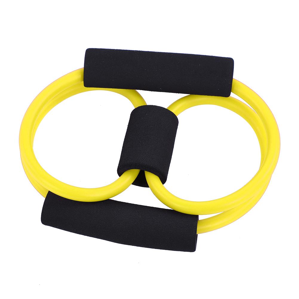 Resistance Stretch Rubber Band Training Rope Tube Workout Fitness Exercise for Gym (Blue)