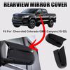 Left + RiGht Side Tow Mirror Cover Shell For Chevy Colorado/GMC Canyon 2014-