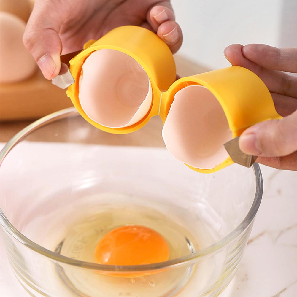 Eggshell Opener Beater Egg Shell Separator Opener Portable Egg Scissors Multifunctional Egg Shell Cutter Kitchen Baking Tool