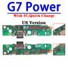 Usb Dock Charger Connector for Motorola Moto G6 G7 G8 Power Plus Play Lite Us Brazil Version Charging Board Module Flex Ports