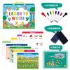 Children's Handwriting Practice Book, Montessori Early Education Toy, Control Pencil Training Book, Number and Letter Writing Practice Workbook