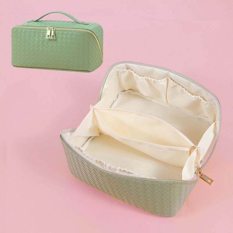 MDNG Checkered Embossed Multi-functional Cosmetic Bag