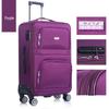 Lishen Oxford-Stoff Spinner-Koffer mit Schloss