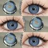 Eyeshare Brown Colored Contact Lens Natural Soft Contact Lenses for Eyes Fashion Decoration 14.2mm Yearly 2pcs=1 Pair