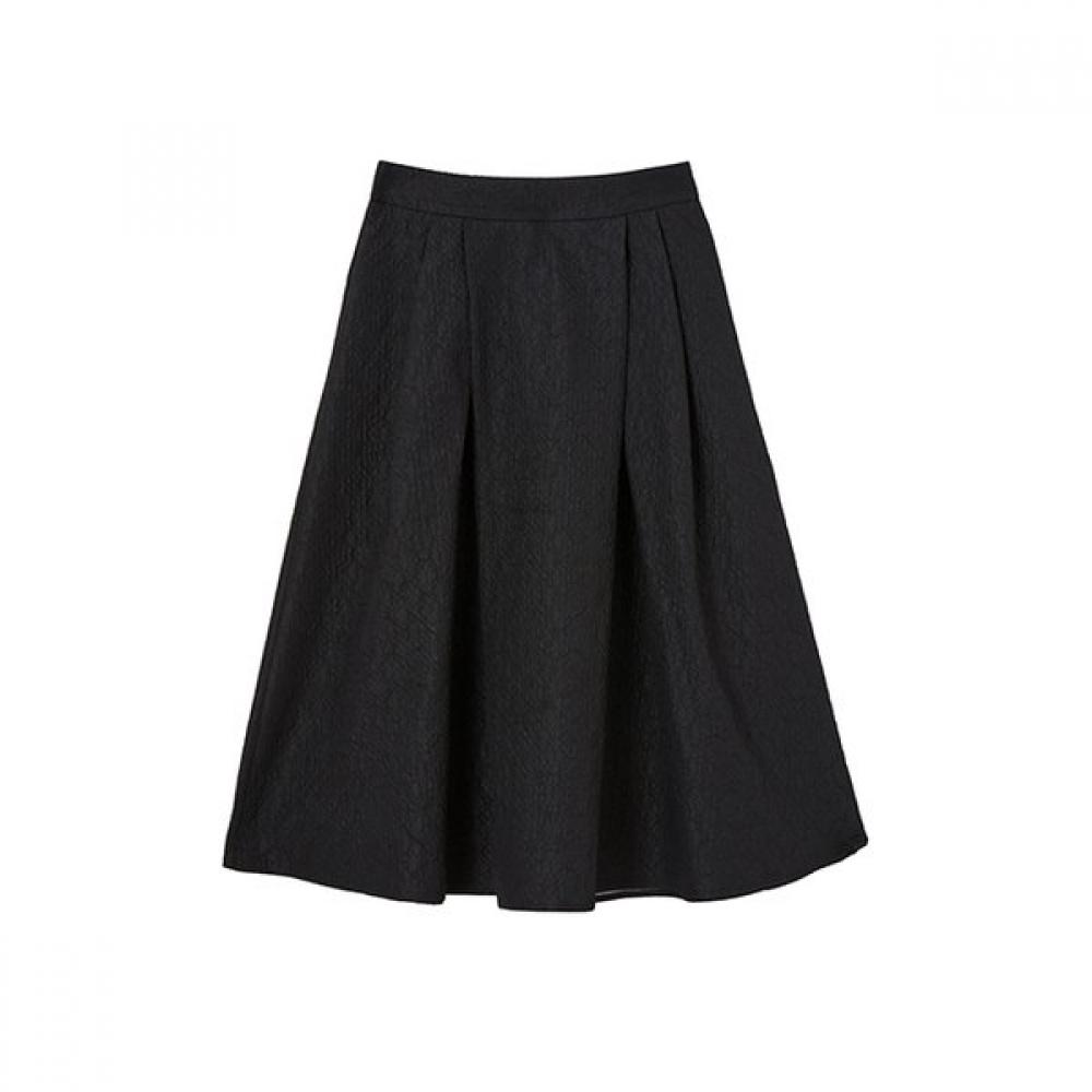 Lap Back Elastic Pleated Skirt Ar2ws472