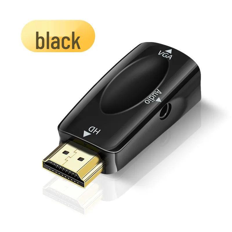 Gold-Plated HDMI/VGA Adapter for TV, Laptop, Monitor with Audio
