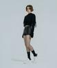 DOLIGRAM Cape Warmer Knit Shawl Black