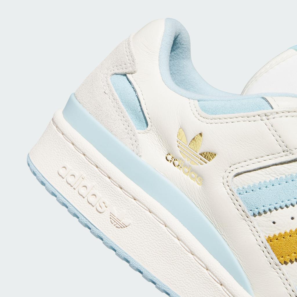 adidas Originals FORUM CL Low Top Skateboard Shoes Unisex White Blue