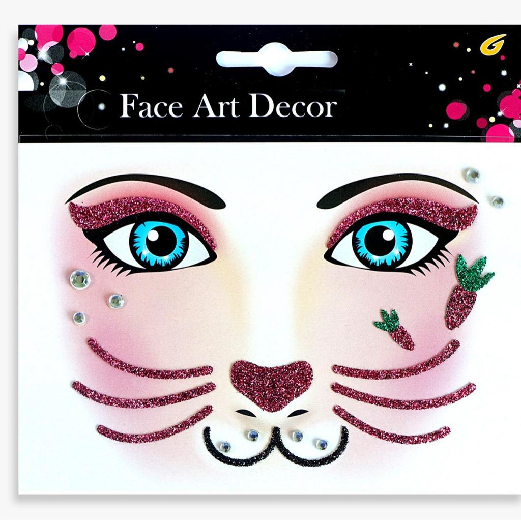 Carnival Festival Party Face Stickers Valentine's Day Face Stickers Makeup Stickers Children's Decorative Stickers