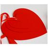 Hartvormige Bruiloftsdecoratie Props Rode Non-woven Stof Follow-Up Fotografie Props Verlovingskamer Decoraties