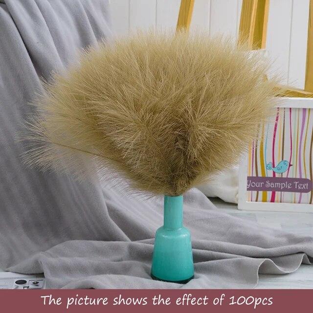 

42 см пушистая пампасная трава декор в стиле бохо искусственный цветок поддельные растения тростник имитация вечерние свадебные украшения дома красочные пампасы 10PCS