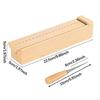 Buchbindelade aus Holz mit einer Ahle, Tragbar, Polierte glatte Oberfläche, für DIY-Bastelarbeiten,