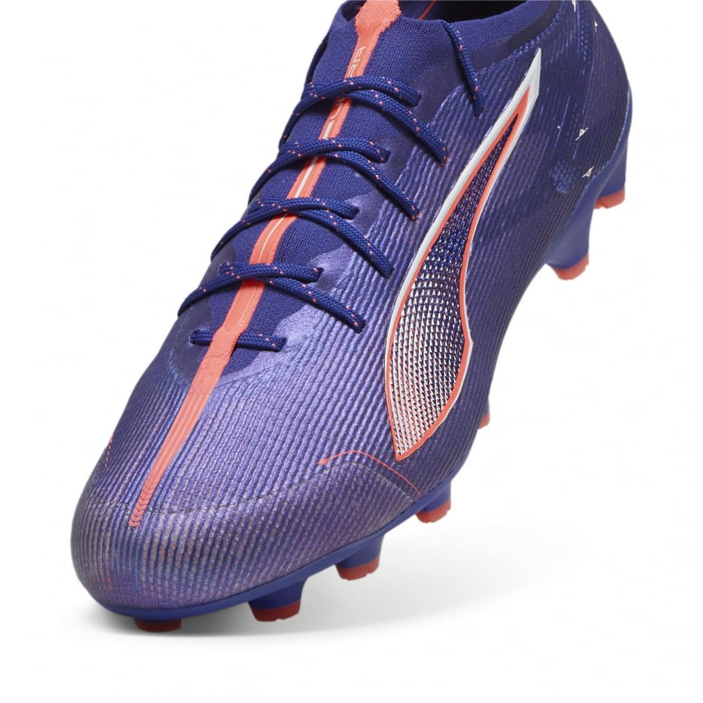 Puma Ultra 5 Ultimate Soccer Size Violet Cleats, HG/AG, 28.0,