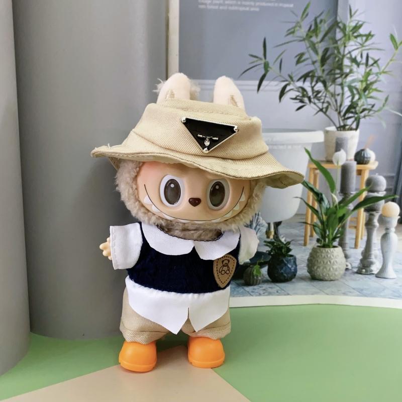 17cm Mini Plush Doll'S Clothes Accessories for 17cm Labubu V1 V2 New Clothes Accessories