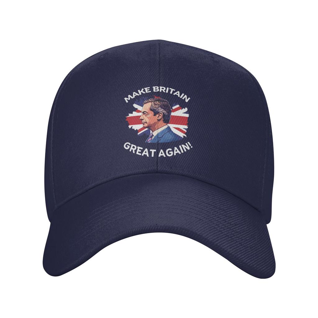 Make Britain Great Again Nigel Farage Support Baseball Cap  Fashion Trucker Hat Spring Women Men Running Hippie Baseball Caps