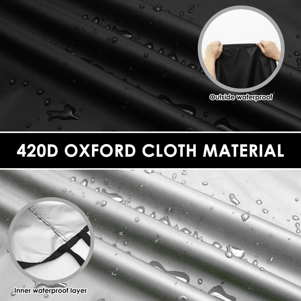 Pizza Oven Waterproof And Dust Cover 420d Oxford Cloth Double Snap Drawstring Oven Cover Buckle Strap Tight Fitting For Outdoor
