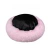 Long Plush Cat Bed Round Donut Anti-anxiety Ped Mat Calming Pet Bed Kennel Warm Outdoor Pet Cat Dog Bed Mat Portable Supplies