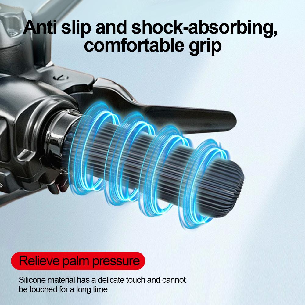 Non Slip Handle Bar Grip Self Shrinking Handlebar Brake Cover Universal Non-slip Silicone Moto Modification Riding Equipment Protective Covers