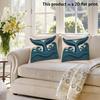2 Pezzi Copricuscini Decorativi Coda di Balena Nautica Federe per Cuscini Onda dell'Oceano Costiera per Divano Camera da Letto Soggiorno Decorazione Copricuscino