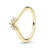 Anel Empilhável Cor Ouro Estilo Europeu Coroa Flor Anel de Dedo Para Mulheres Esposa Joia de Casamento Noivado Oferta Especial