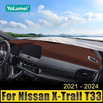 Per Nissan X-Trail T33 2021 2022 2023 2024 e-POWER Copertura Cruscotto Auto Evita Luce Pad Parasole Anti-UV Tappeti Tappetino Antiscivolo